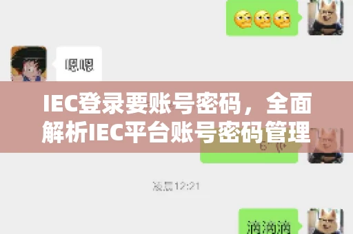 IEC登录要账号密码，全面解析IEC平台账号密码管理