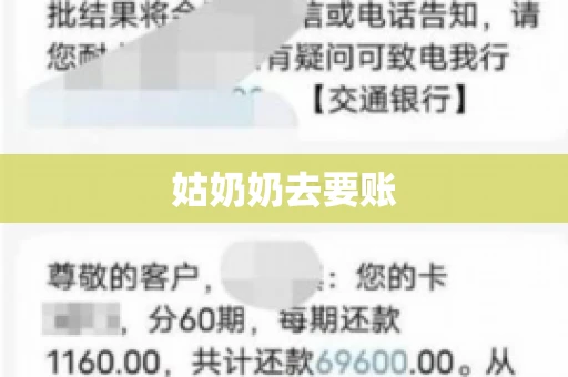 姑奶奶去要账