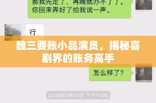 魏三要账小品演员，揭秘喜剧界的账务高手