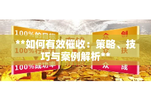**如何有效催收：策略、技巧与案例解析**
