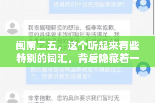 闽南二五，这个听起来有些特别的词汇，背后隐藏着一个关于债务追讨的问题。那么，闽南二五可以要账吗？今天，我们就来聊聊这个话题。