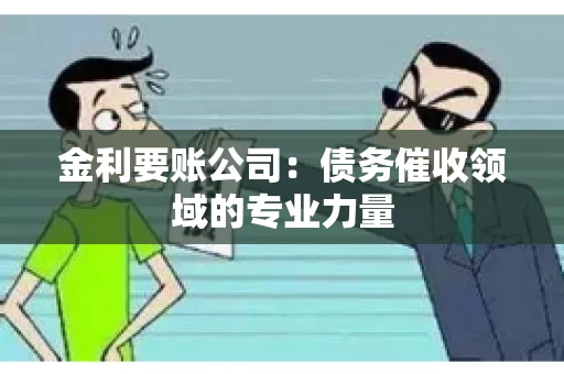 金利要账公司：债务催收领域的专业力量