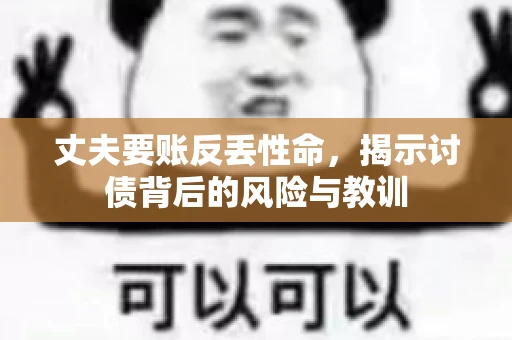 丈夫要账反丢性命，揭示讨债背后的风险与教训